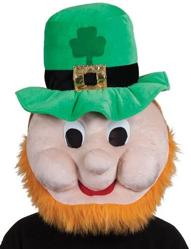 Plush Head St Patricks Leprechuan Head 1297 1 Plush Head St Patricks Leprechuan Head 1297