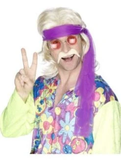 Blonde Seventies Moustache