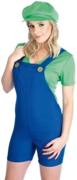 Plumber's Mate Luigi Girl Costume 2610