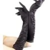 Long Black Temptress Gloves