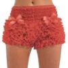 Red Ruffle Pants