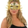 Gold And Silver Eye Mask