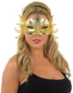 Gold And Silver Eye Mask