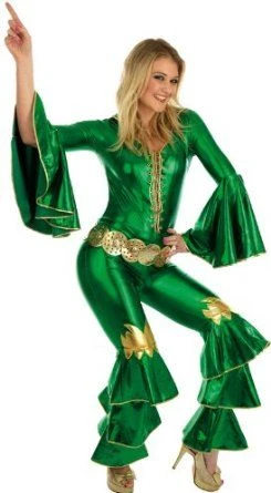 70's Dancing Queen Green Adult 2287