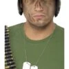 Dog Tag Army Fancy Dress Pams