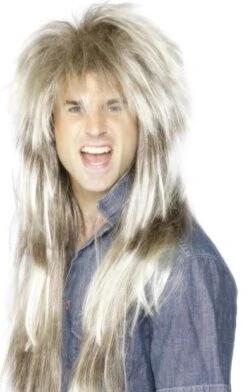 80's Mega Mullet Wig Blonde & Brown 42030