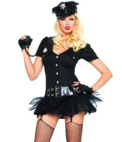 Officer Bombshell Fancy Dress Costume 83619