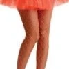 Neon Orange Fishnets