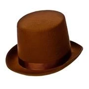 Top Hat Brown Wicked Costume