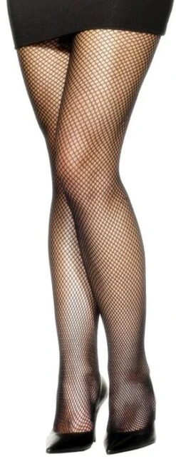 Black Medium Fishnet Tights Fancy Dress