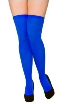Blue Thigh Highs TS-7096
