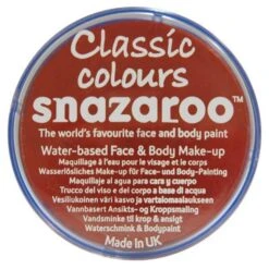 Bright Red Snazaroo 18ml Face Paint 1118055