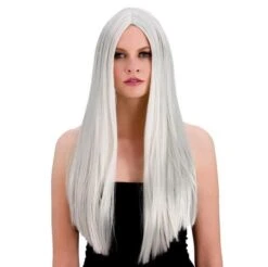 Classic Long Silver Wig Wicked EW-8003