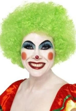 Crazy Clown Green Wig 42084