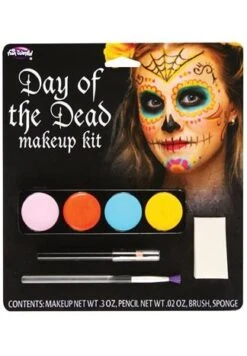 Day Of The Dead Makeup Kit Sugar Skull FW-5618-FS