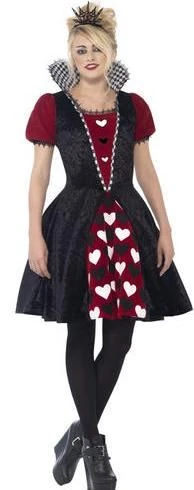 Deluxe Dark Red Queen Costume 44335