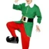 Elf Costume Green And Red 30741