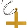 Gold Cross Necklace U02 839
