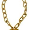 Gold Dollar Necklace U41 069