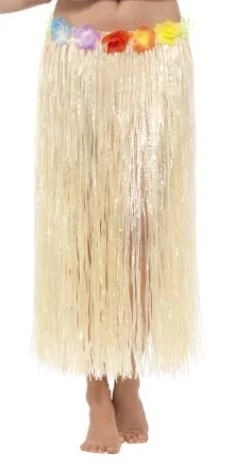 Hawaiian Hula Skirt With Flowers 44590