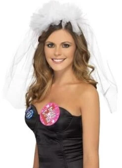 Hen Night Veil On Headband 26836