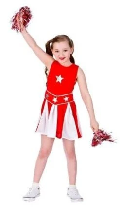 High School Cheerleader Red Costume EG-3584