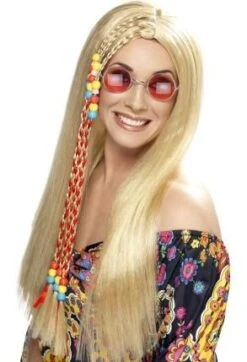 Hippy Party Wig Blonde 42184