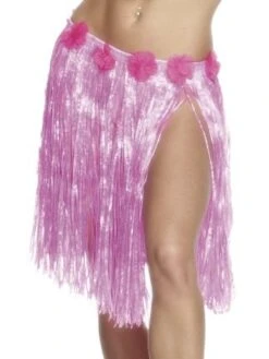 Hula Skirt Neon Pink 25705