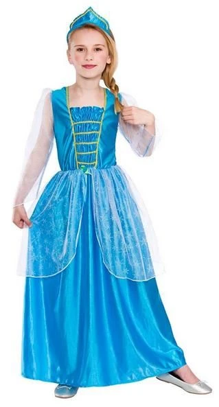 Ice Blue Princess Girl Costume EG-3618 1 Ice Blue Princess Girl Costume EG-3618