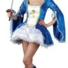 Lady Musketeer Blue Costume SF-0083