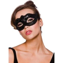 Black Glitter Verona Eyemask MK-9810