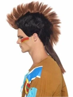 Native American Inspired Male Mohican Wig 23516