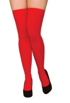 Red Thigh Highs TS-7095