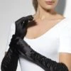 Temptress Gloves Black Long 26278