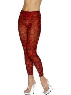 Footless Skeleton Tights