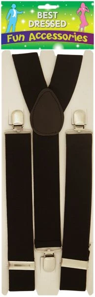 Black Gangster Braces Henbrandt U09 579