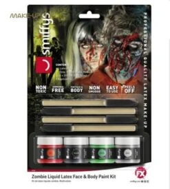 Zombie Liquid Latex Kit Multi-coloured 44731