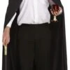 Adult Long Black Cape V36 106