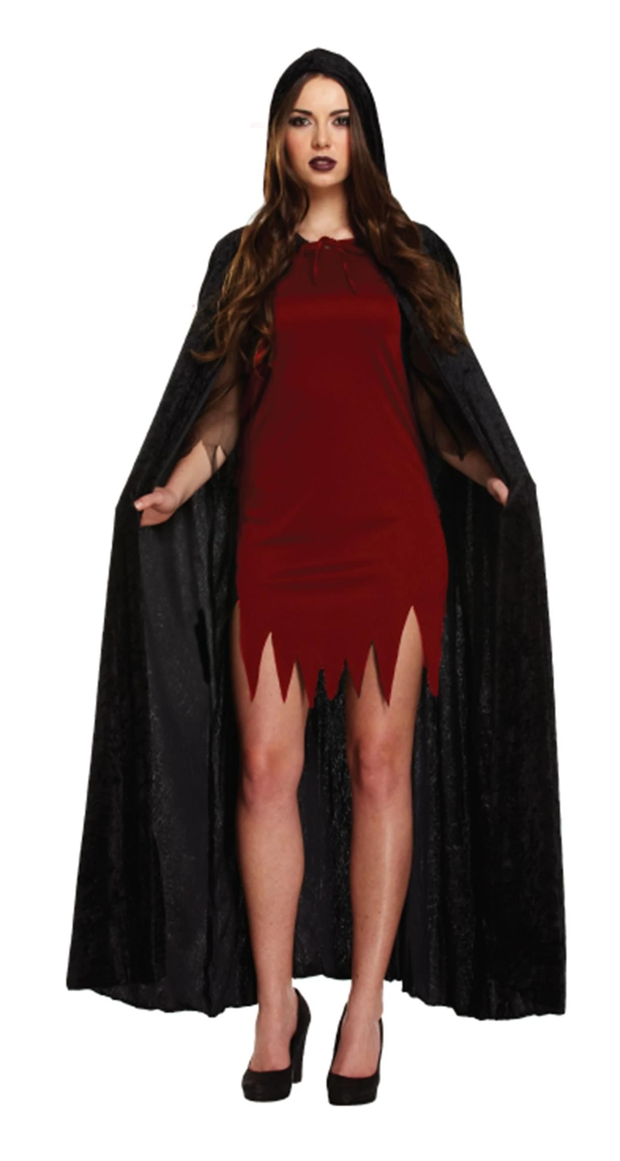 Adult Black Velvet Devil Cape Best Dressed V38 682 1 Adult Black Velvet Devil Cape Best Dressed V38 682