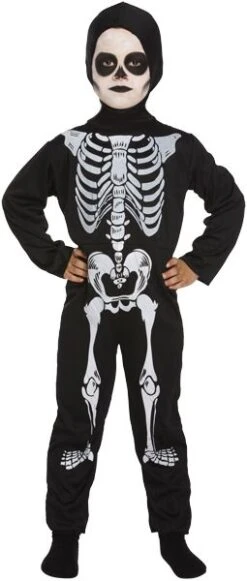 Child Skeleton Bodysuit With Hood V20100/V20101