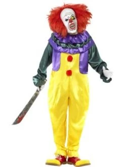 Classic Horror Clown Costume 24376