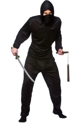 Dark Ninja Black Costume EM-3172