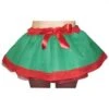 Elf Xmas Tutu Green & Red Skirt TS-7157