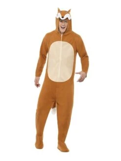 Fox Costume All In One Hooded Smiffys 27867