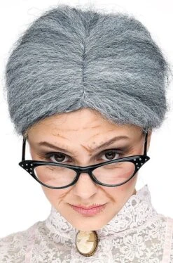 Granny Bun Wig Wicked EW-8035