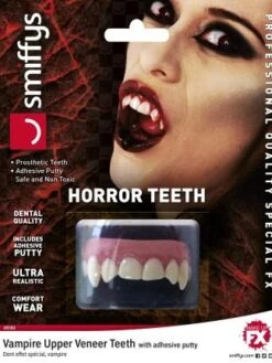 Horror Teeth Vampire White 45183