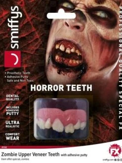 Horror Teeth Zombie White 45182