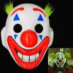 Joker 2019 Clown Mask 50026 Smiffys