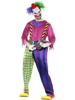 Kolorful Killer Klown Costume Multi-coloured 21623