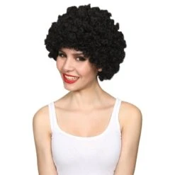 Funky Afro Black Wig EW-8146